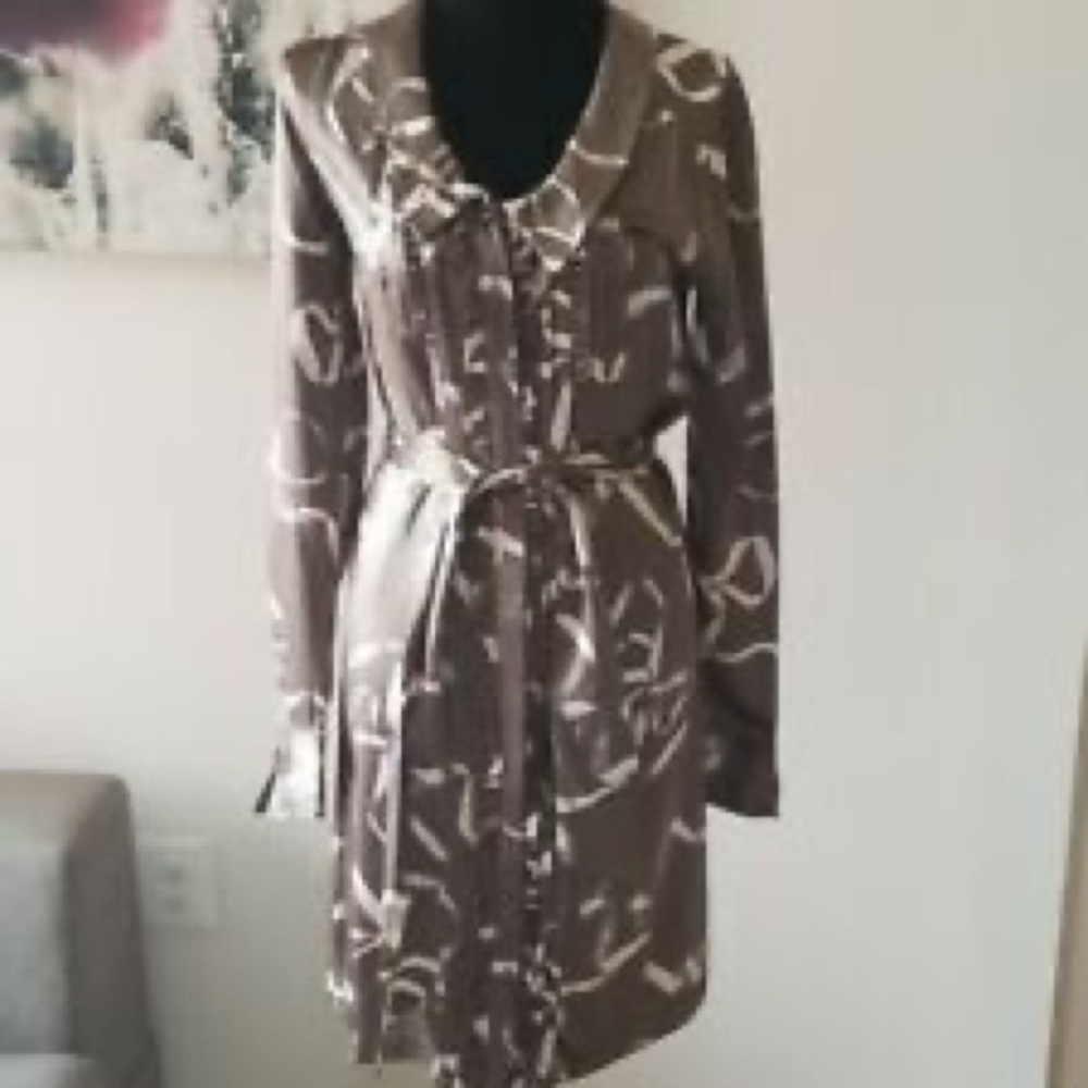 Viktor Rolf belted silk ribbon dress 6